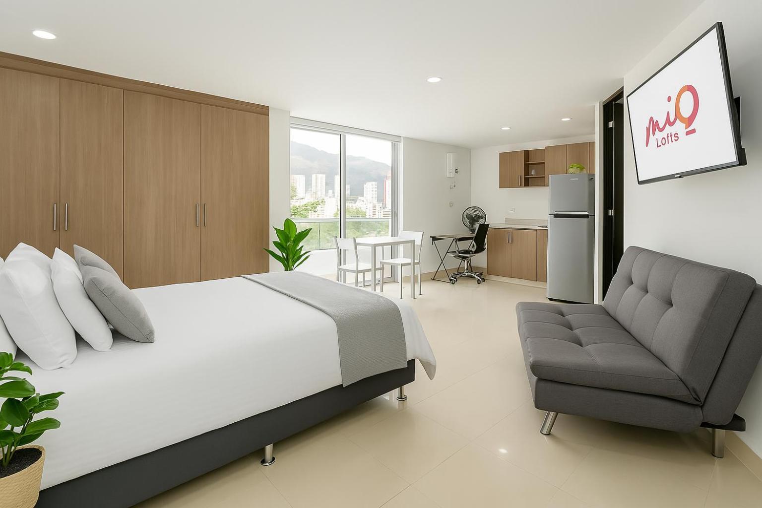 Loft Moderno En El Poblado Con Vista Y Parqueadero Mio Lofts Apartment Medellin Exterior photo